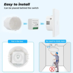 Tuya 16A Mini Smart Switch (WiFi + Bluetooth) App Supported - Image 4