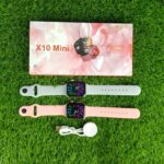 X10 Mini Smartwatch – Stylish Compact Smart Watch for Small Wrists | 1.72" Full Touch Display, Wireless Charging, Free Extra Strap - Image 3