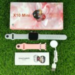 X10 Mini Smartwatch – Stylish Compact Smart Watch for Small Wrists | 1.72" Full Touch Display, Wireless Charging, Free Extra Strap - Image 4