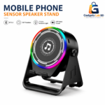 A3 Mobile Phone Sensor Speaker Stand | Bluetooth 5.3 RGB LED Foldable Phone Holder