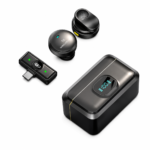 SX21 Wireless Microphone Dual Mic 2.4GHz Noise Reduction 20H Battery 20m Range Type-C & Lightning Compatible Lavalier Mic for Android iPhone Camera - Image 5